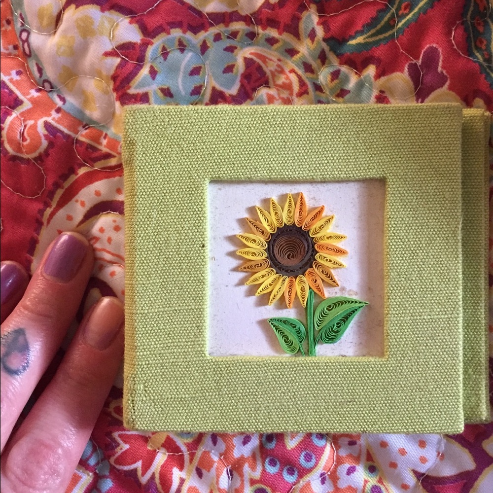 Sunflower post it note holder - Picture 2 of 4